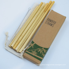Natural Environmental Degradable Aquatic Bamboo Straw